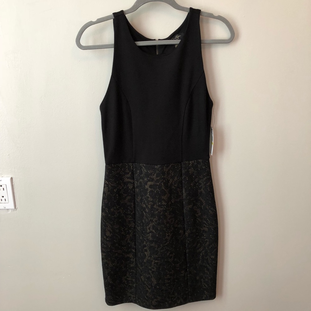Jessica Simpson size medium black lace dress new